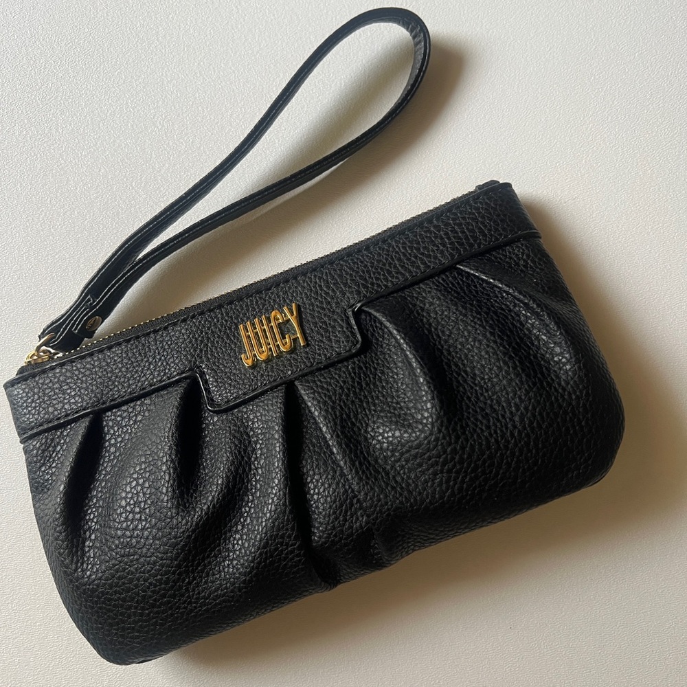 Vintage JUICY COUTURE black wristlet